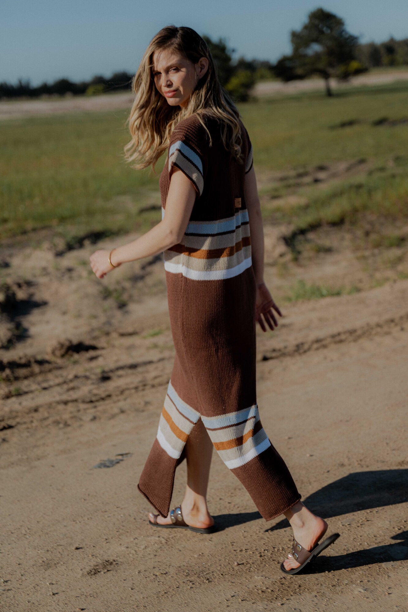Vestido Tejido Palmas