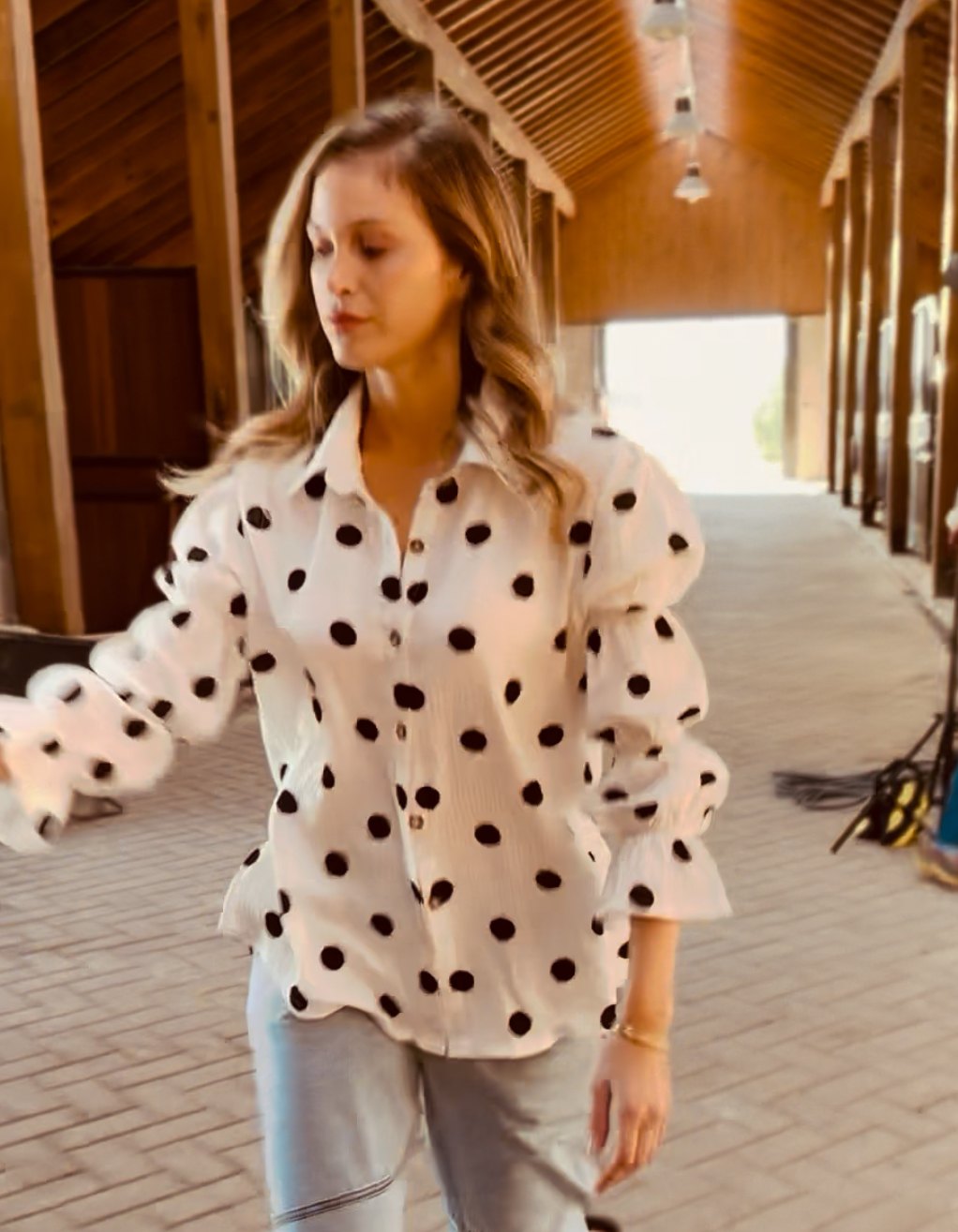 Camisa 24/7 Polka Dots