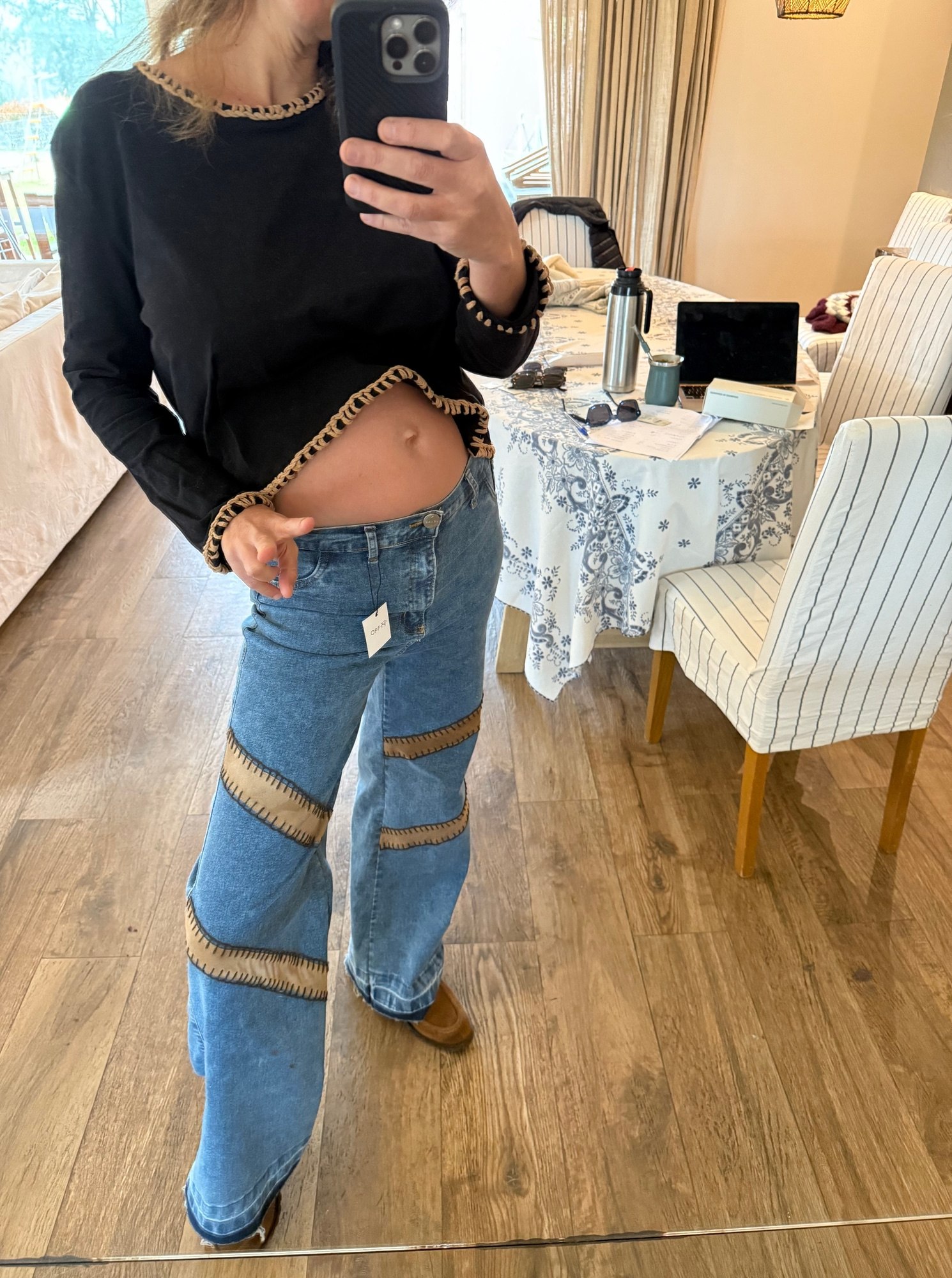 Suede Jean