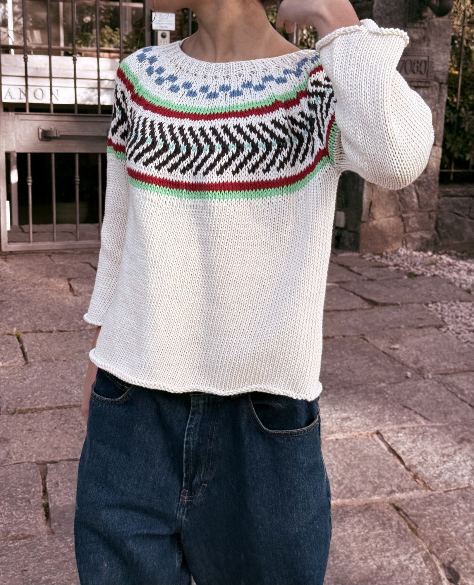 Sweater Norte en Hilo de algodón