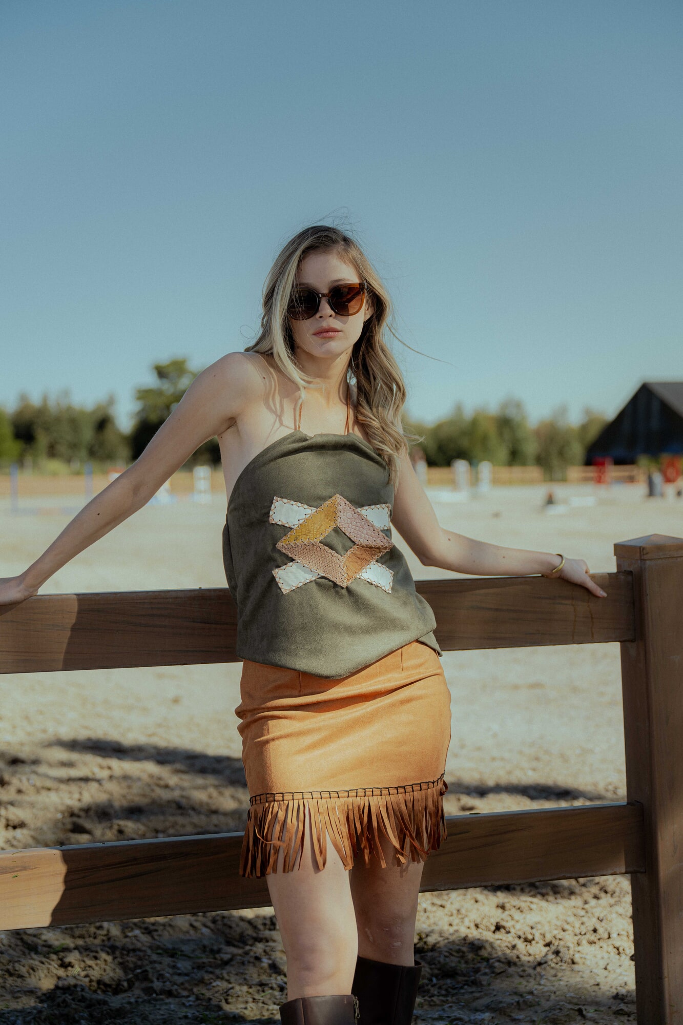 Falda suede 