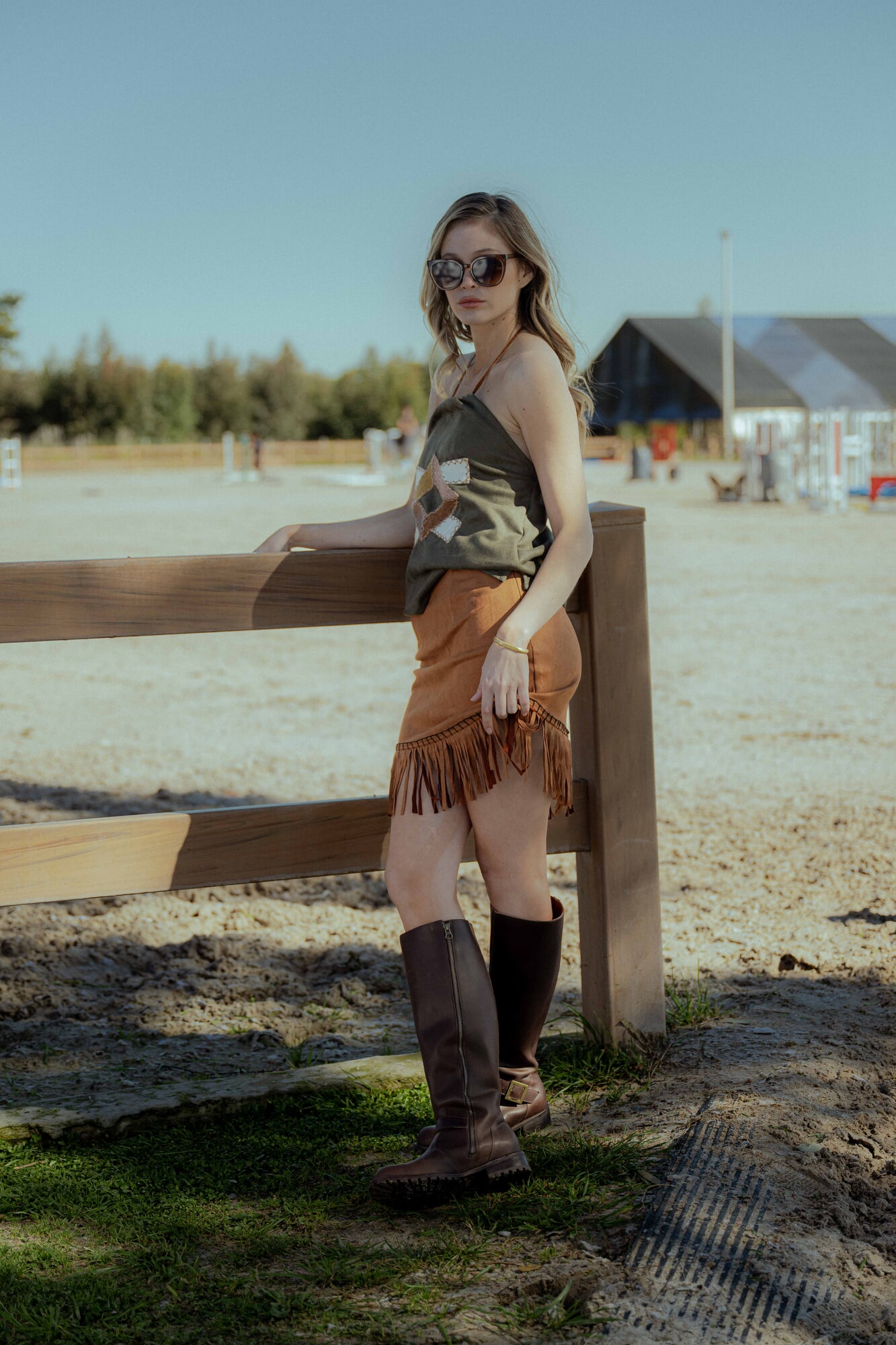 Falda suede 