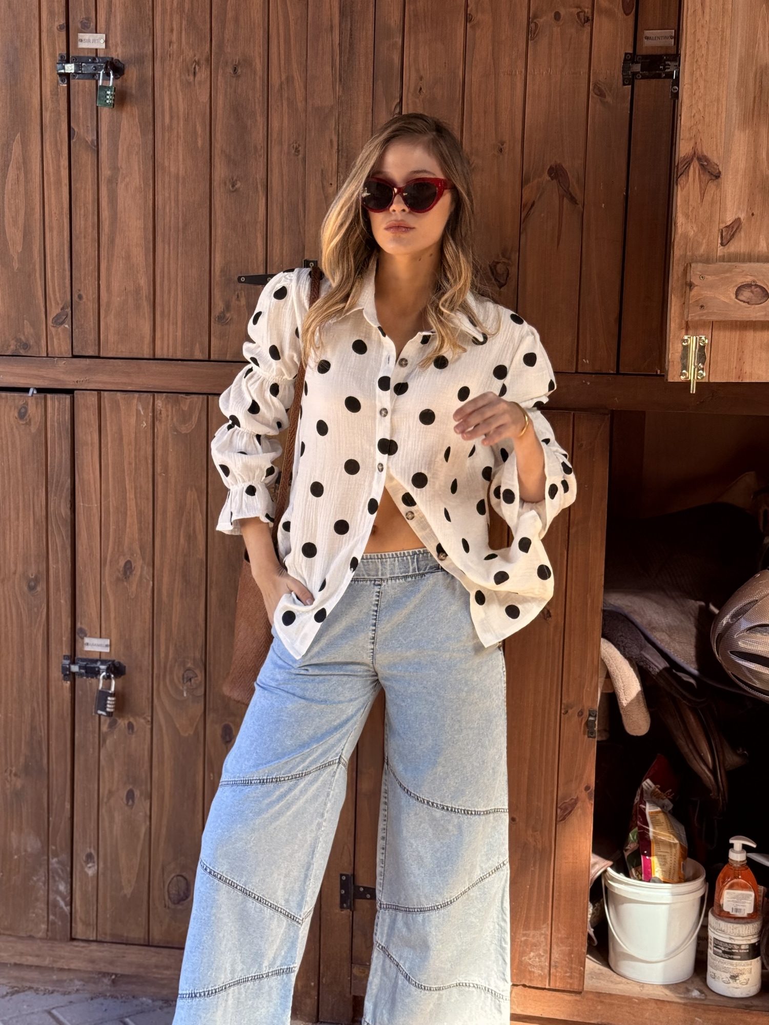 Camisa 24/7 Polka Dots