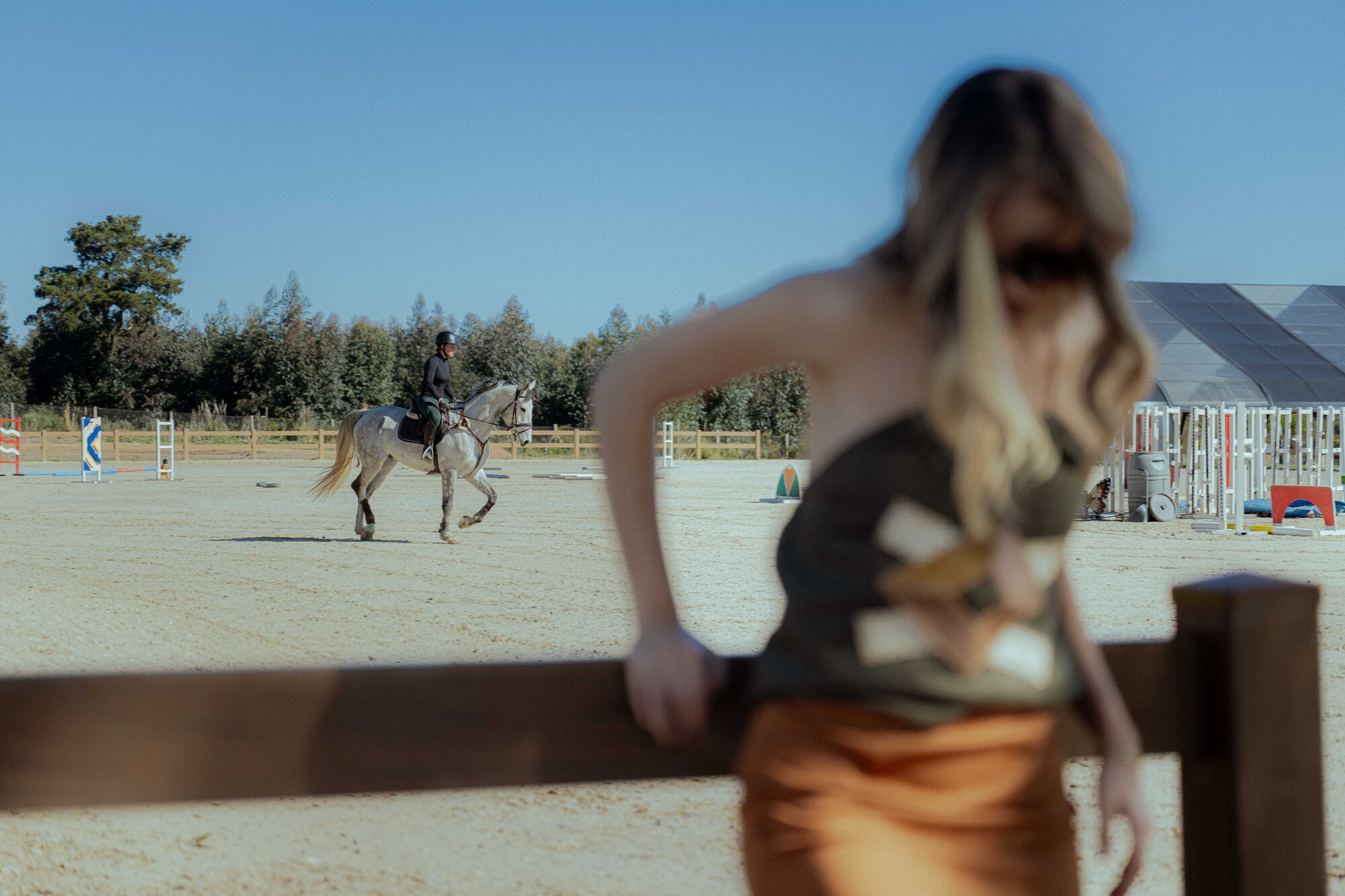 Top Suede geometrico