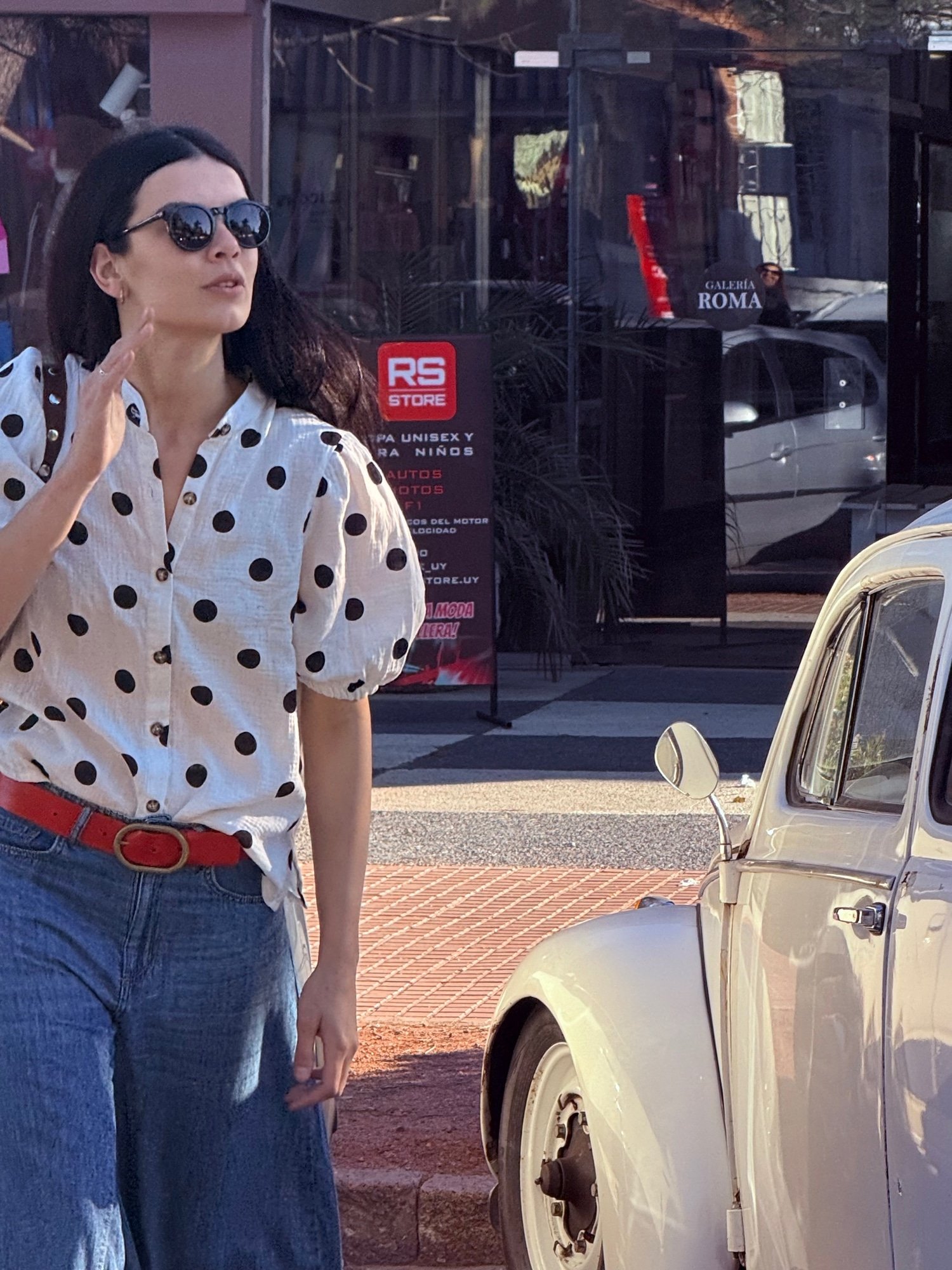 Camisa Portugal Polka Dots