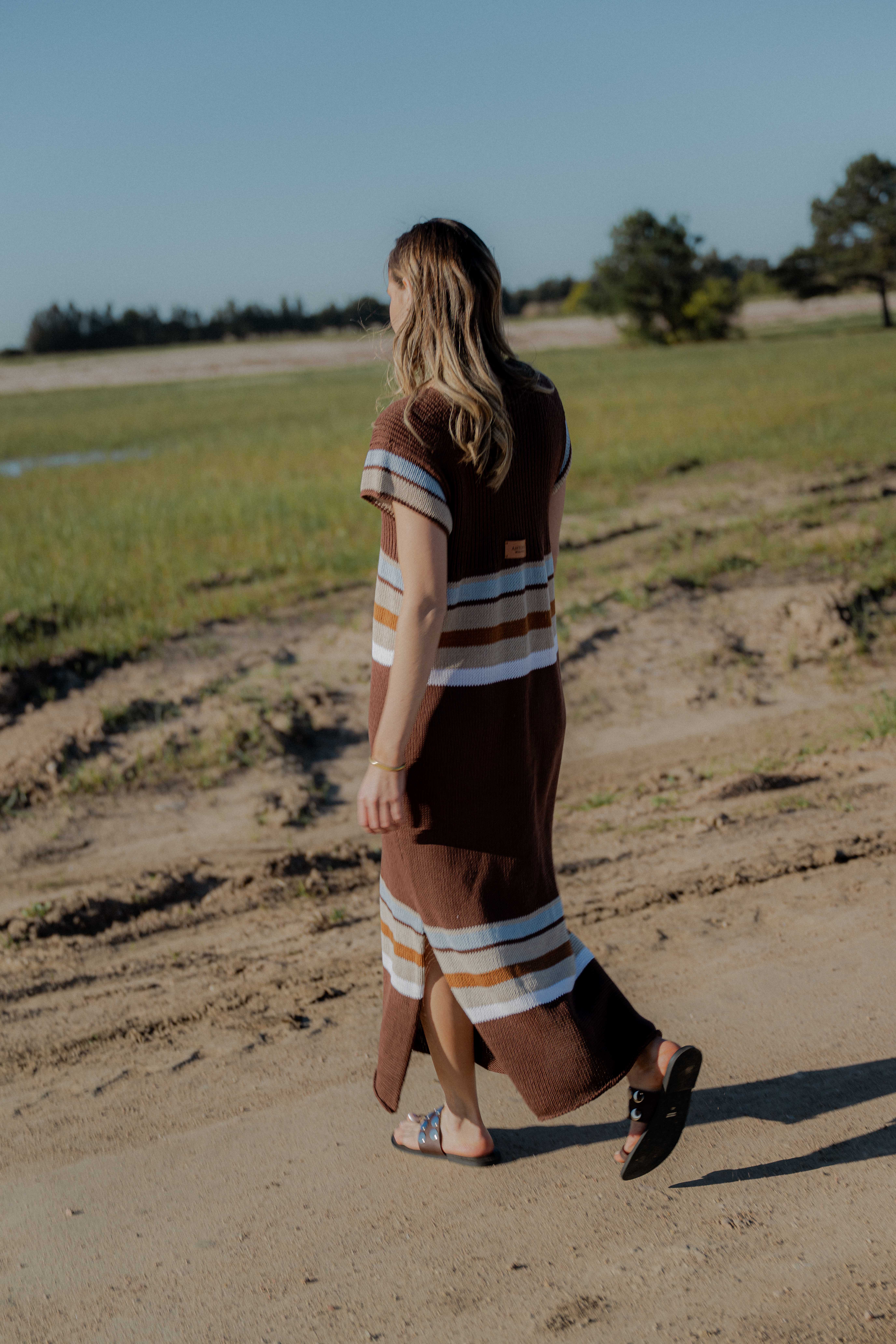Vestido Tejido Palmas