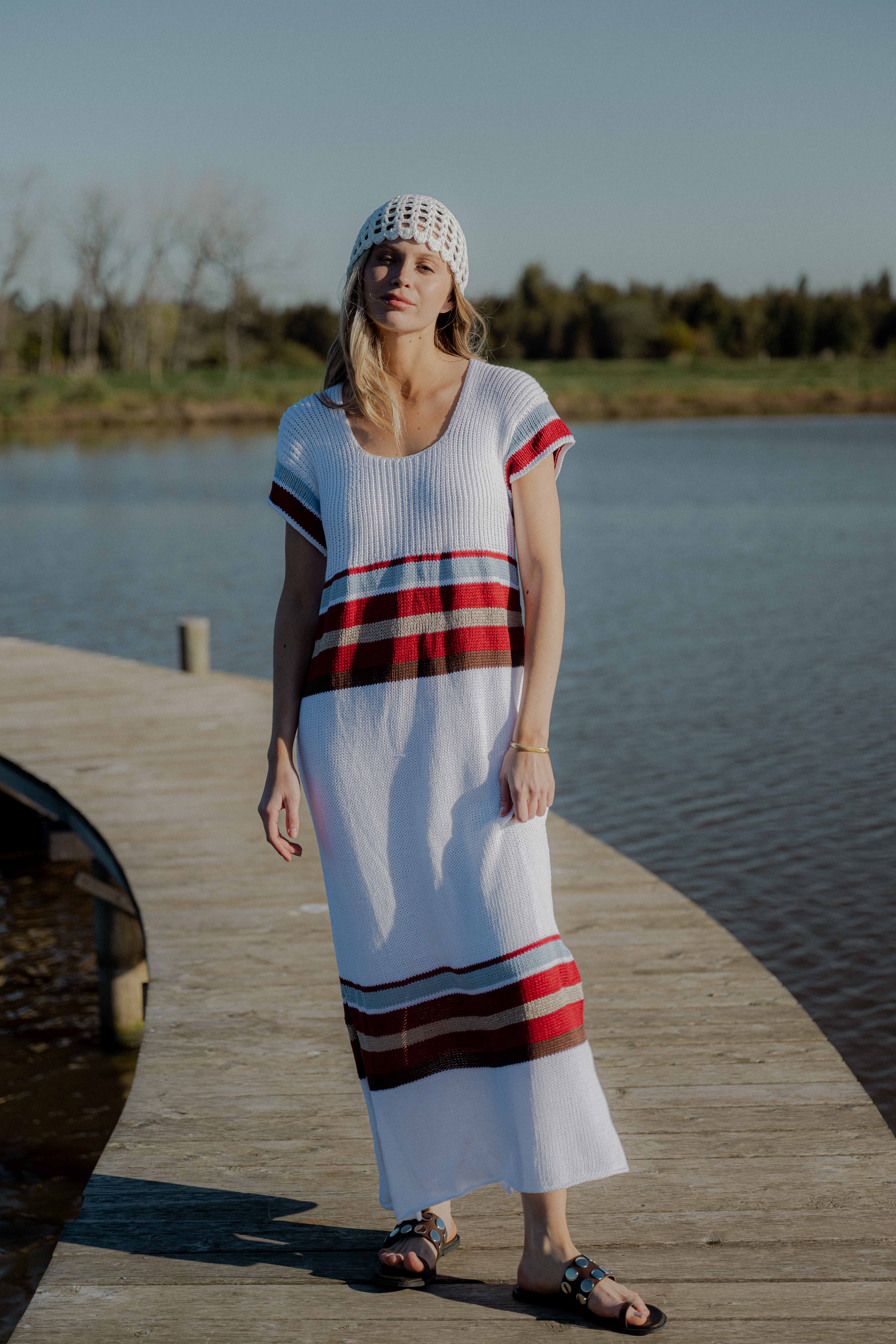 Vestido Tejido Palmas