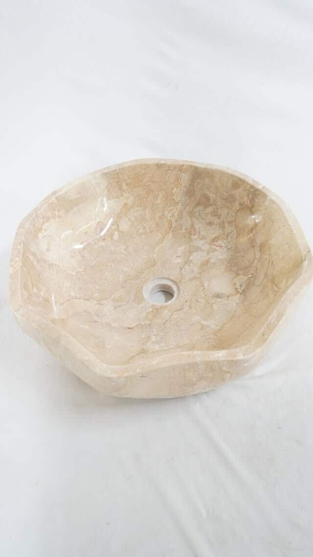 Bacha exagonal marmol