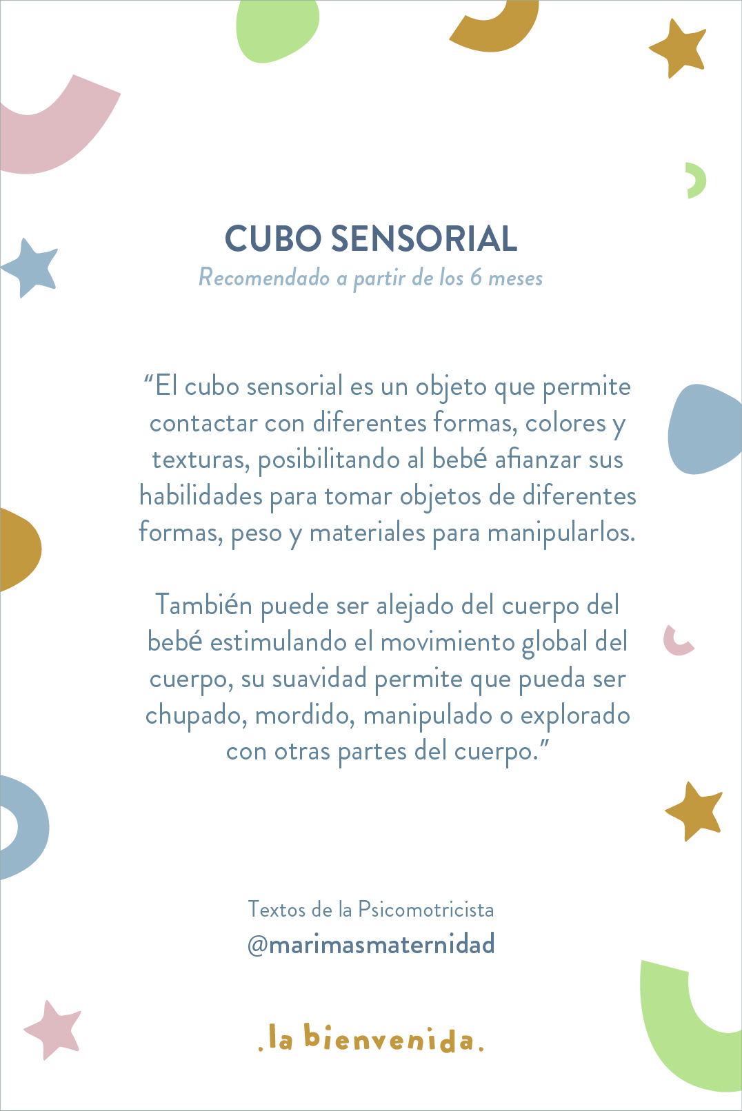 Kit Mis primeros chiches - Cubo