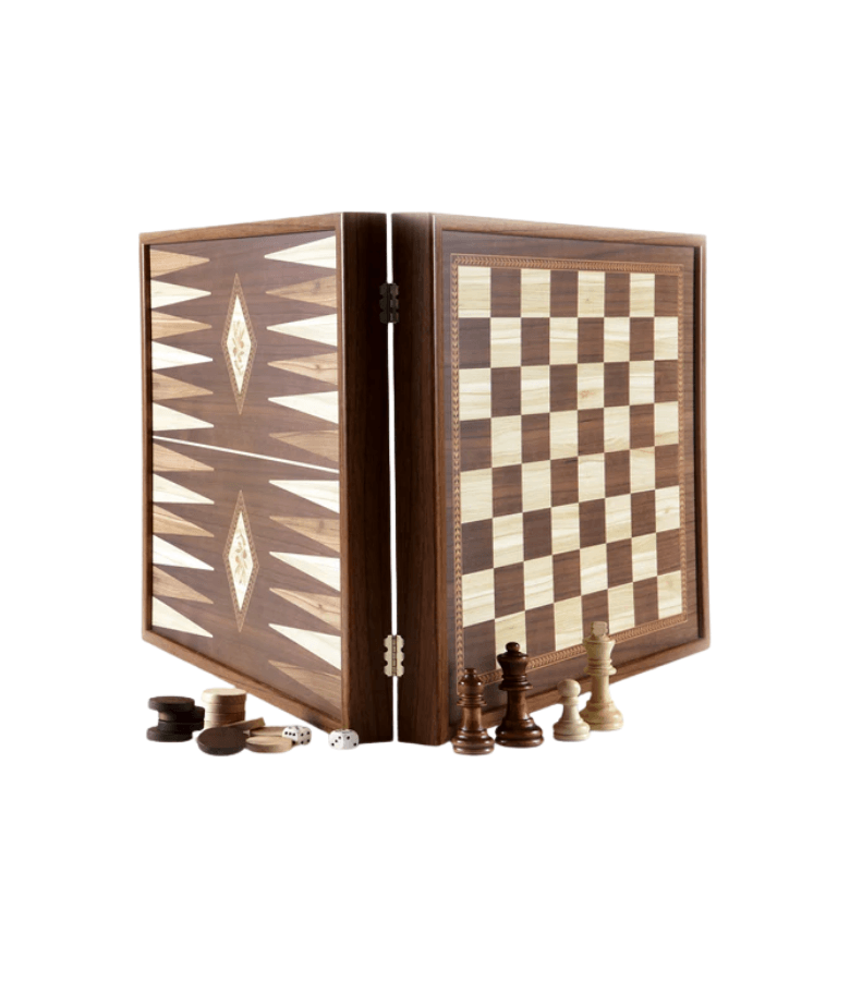 AJEDREZ BACKGAMMON MANO GRANDE 