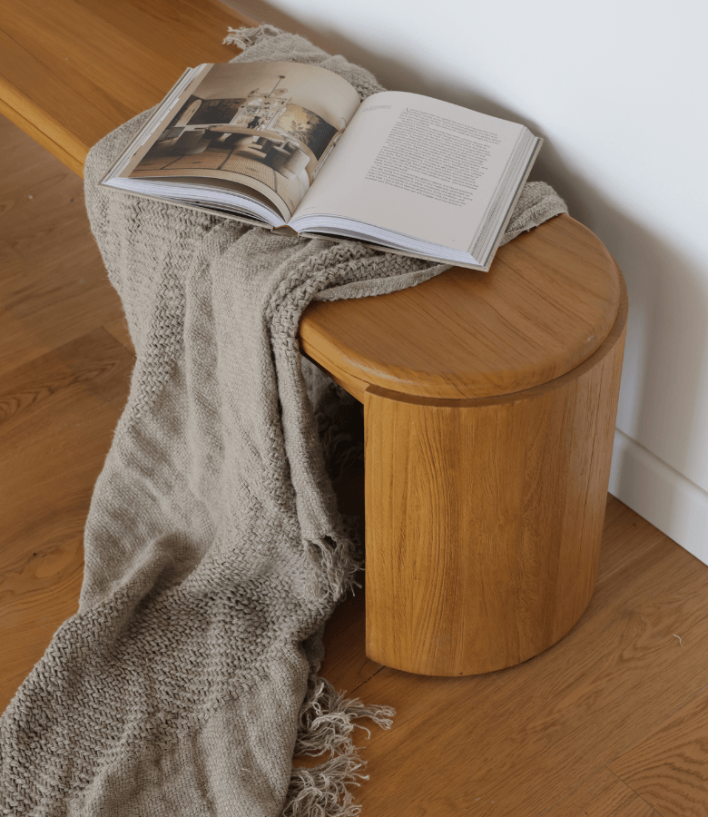 THROW RUSTICO 130X170 BLANCO VINTAGE