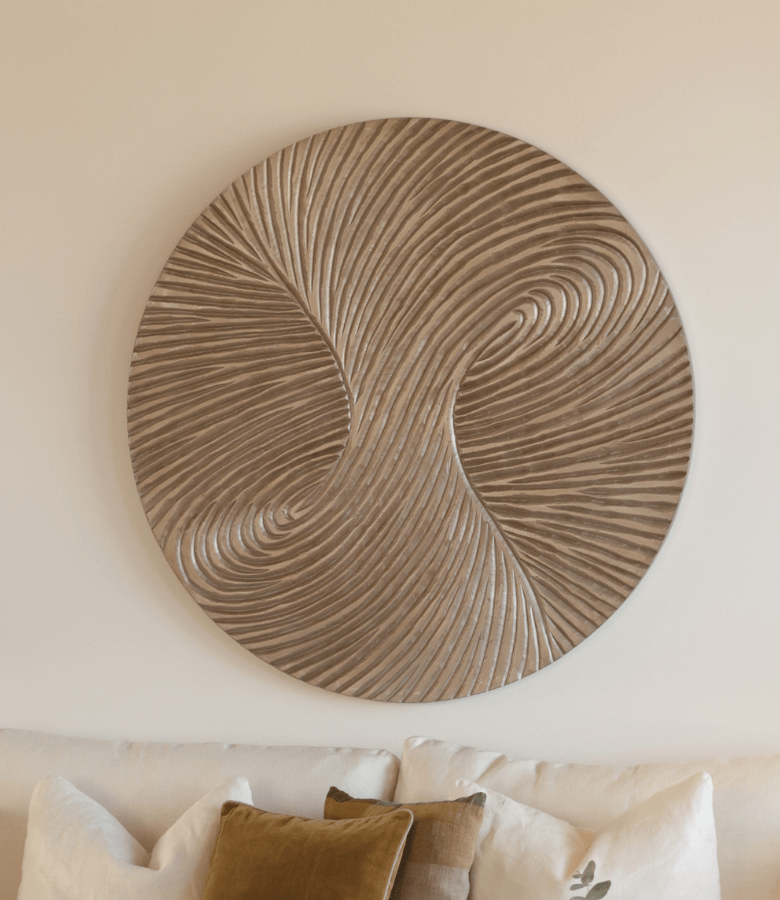 ARTE TRIBAL CIRCULAR DORADO