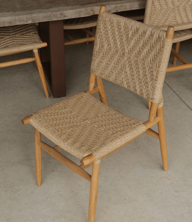 SILLA MARTINI TEKA NATURAL