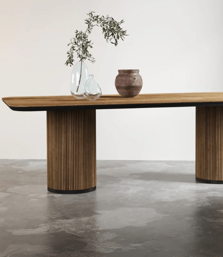 MESA COMEDOR MUNDO MADERA RECT. - 20% OFF