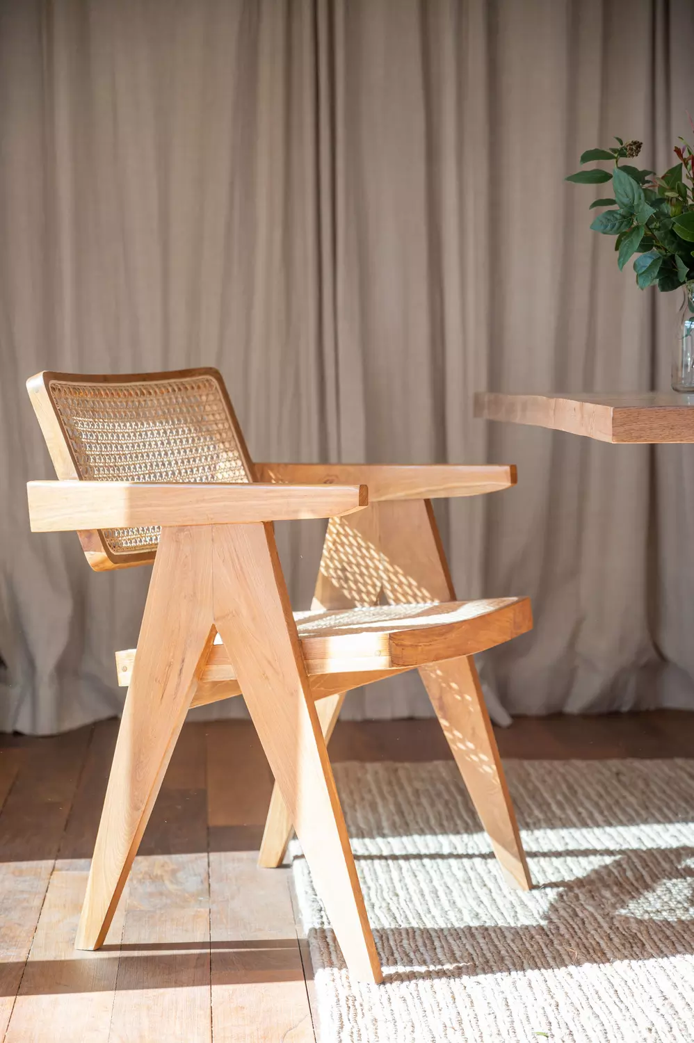 SILLA EIFFEL MADERA DE TEKA 