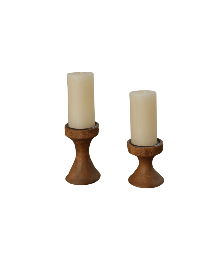 CANDELABRO CUERO ARTERIORS 20X18 S