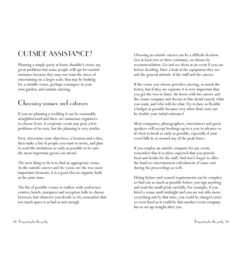 LIBRO A BUTLER´S GUIDE TO ENTERTAINING