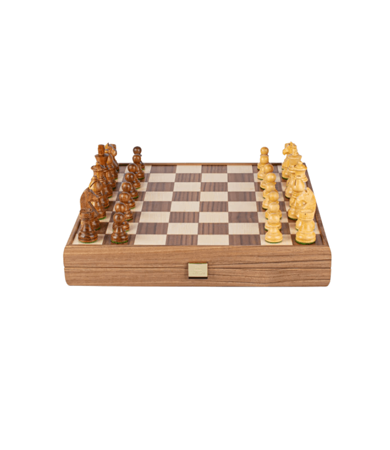 AJEDREZ MADERA STAUNTON TABLERO 35