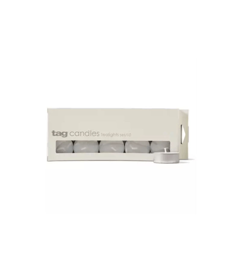TAG VELA BASIC TEALIGHT SETX10