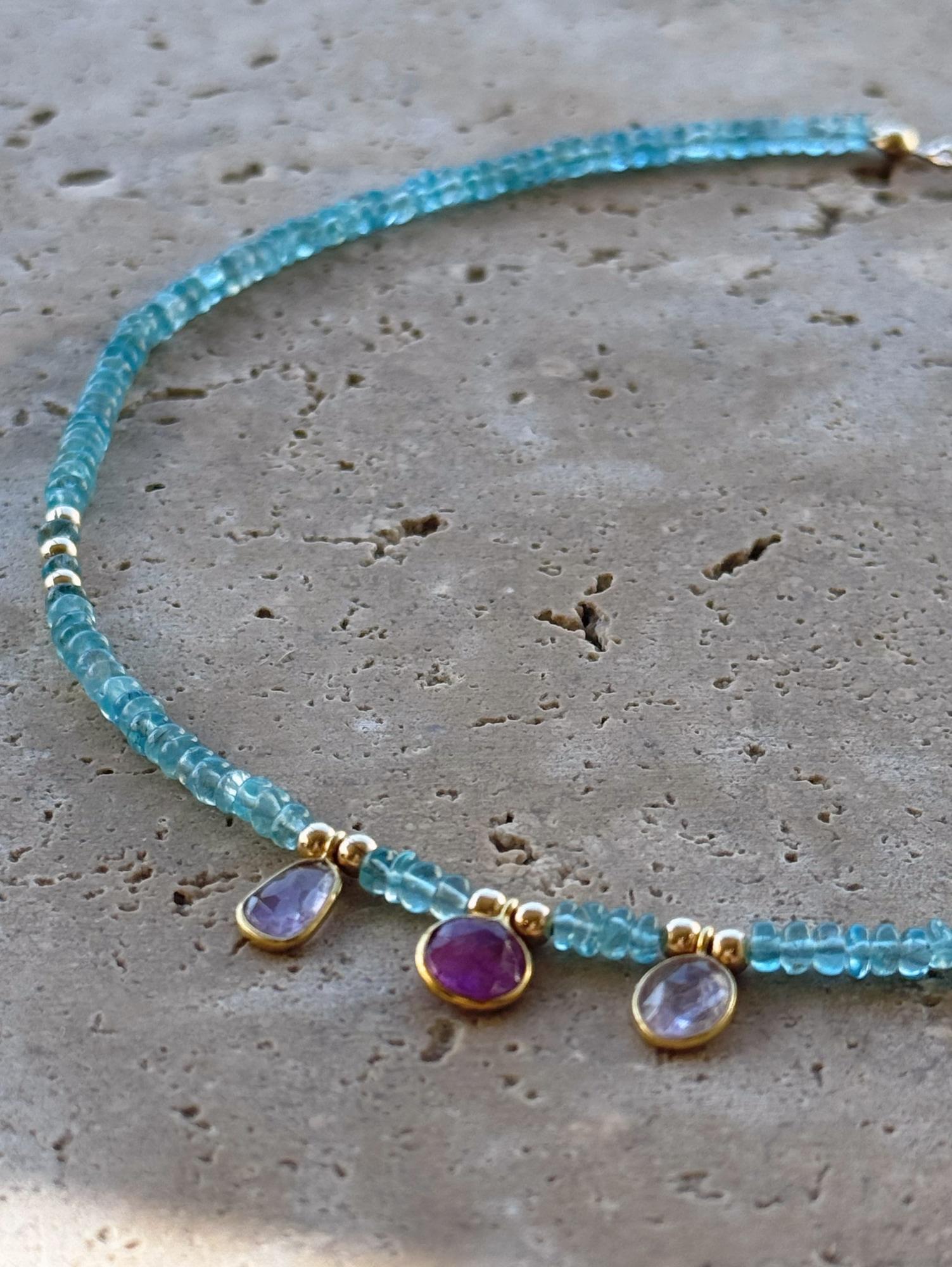 Gargantilla Aqua