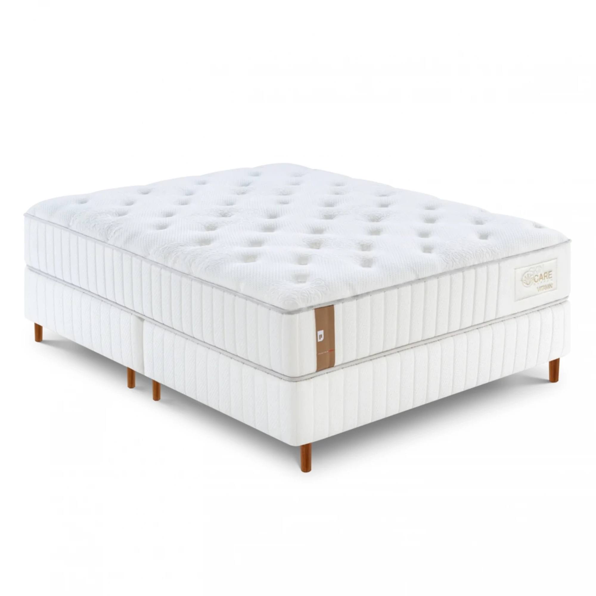 Conjunto Sommier Pikolin Queen Linea Vitamin