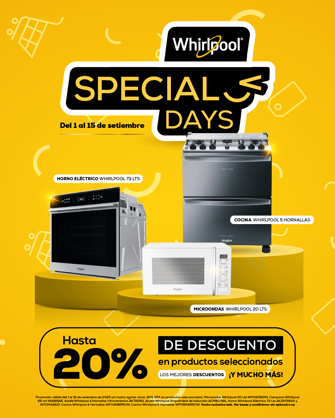 SPECIAL WHIRLPOOL 20% OFF