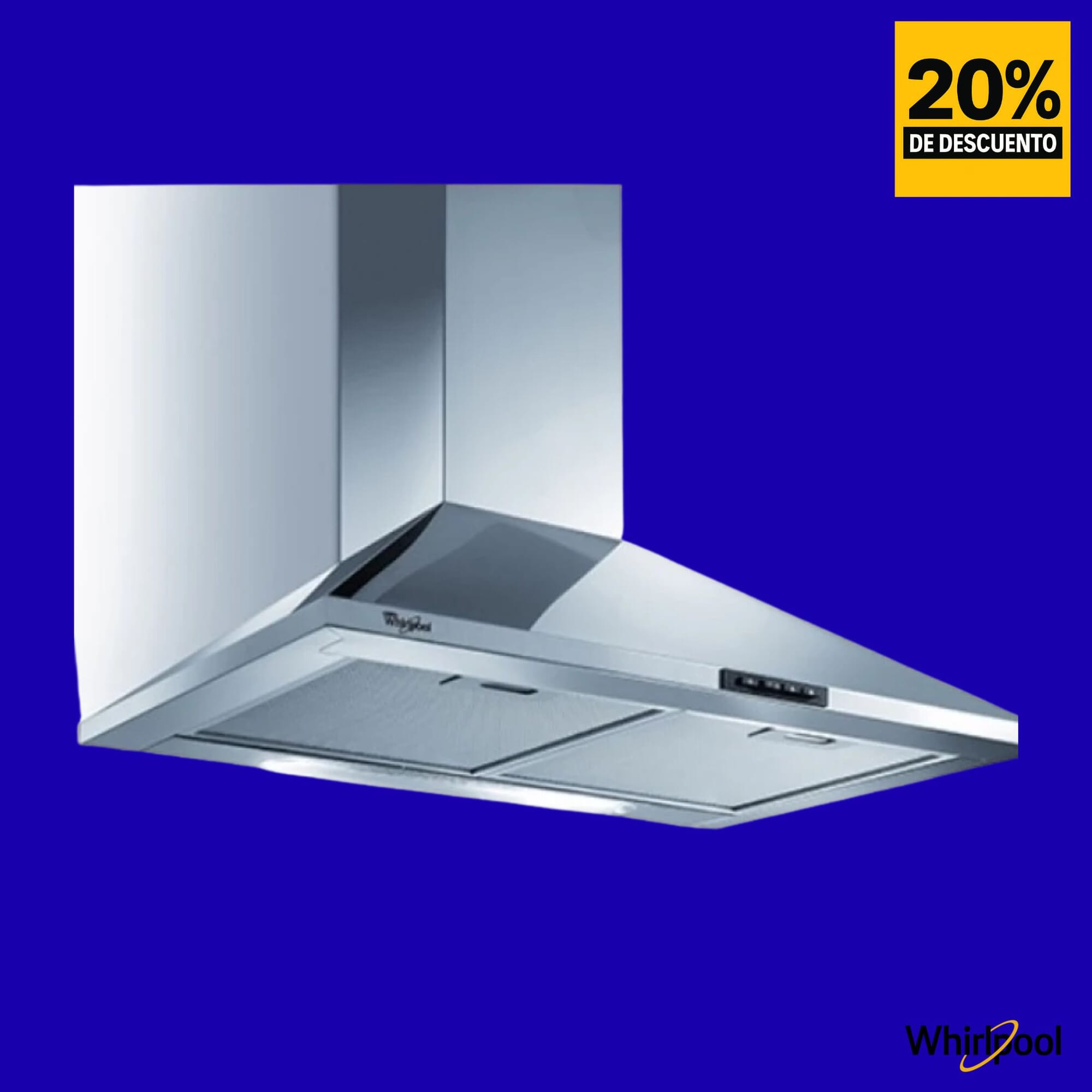 Campana Whirlpool 60 cm piramidal