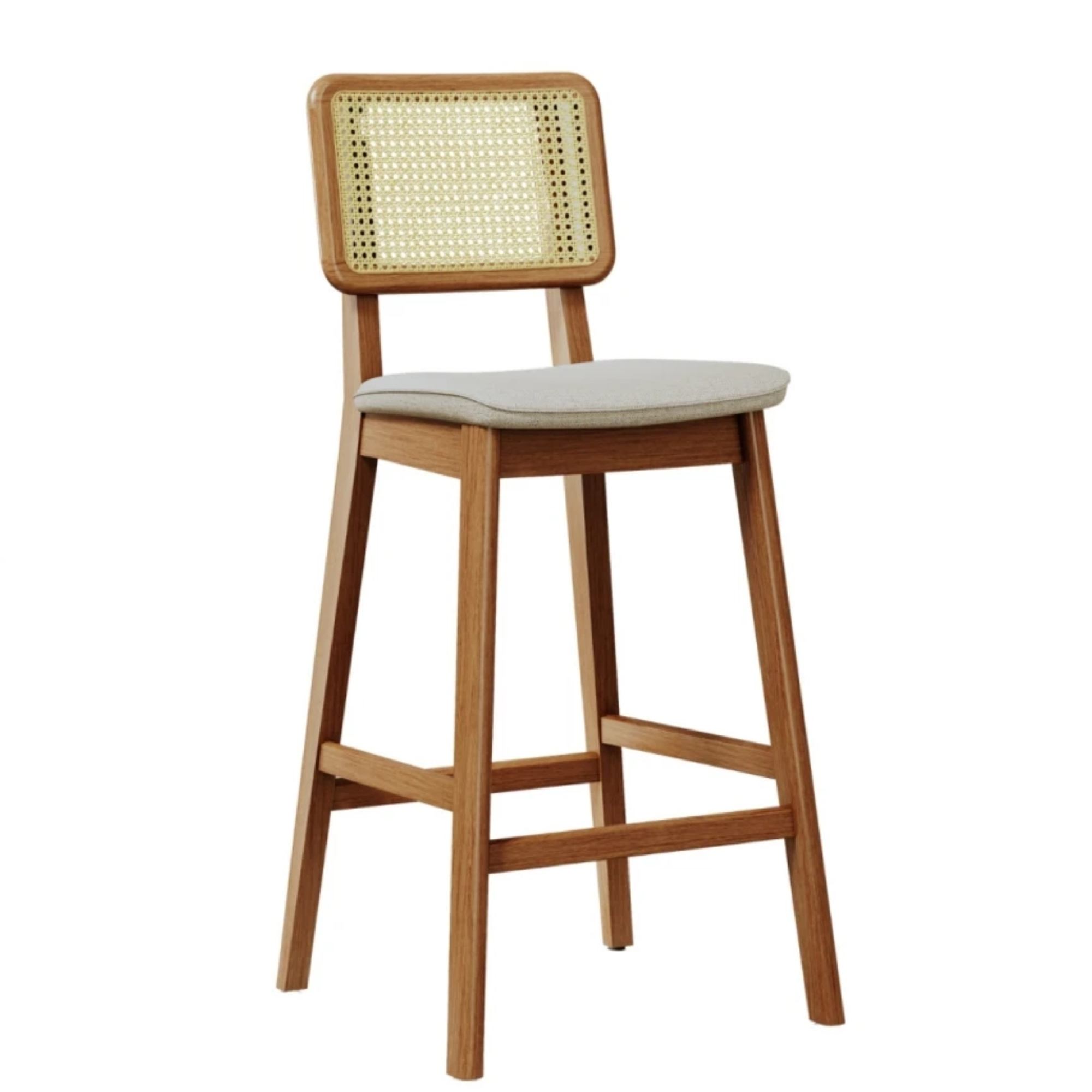 Banqueta Classic Línea Manhattan Ratan/Lino