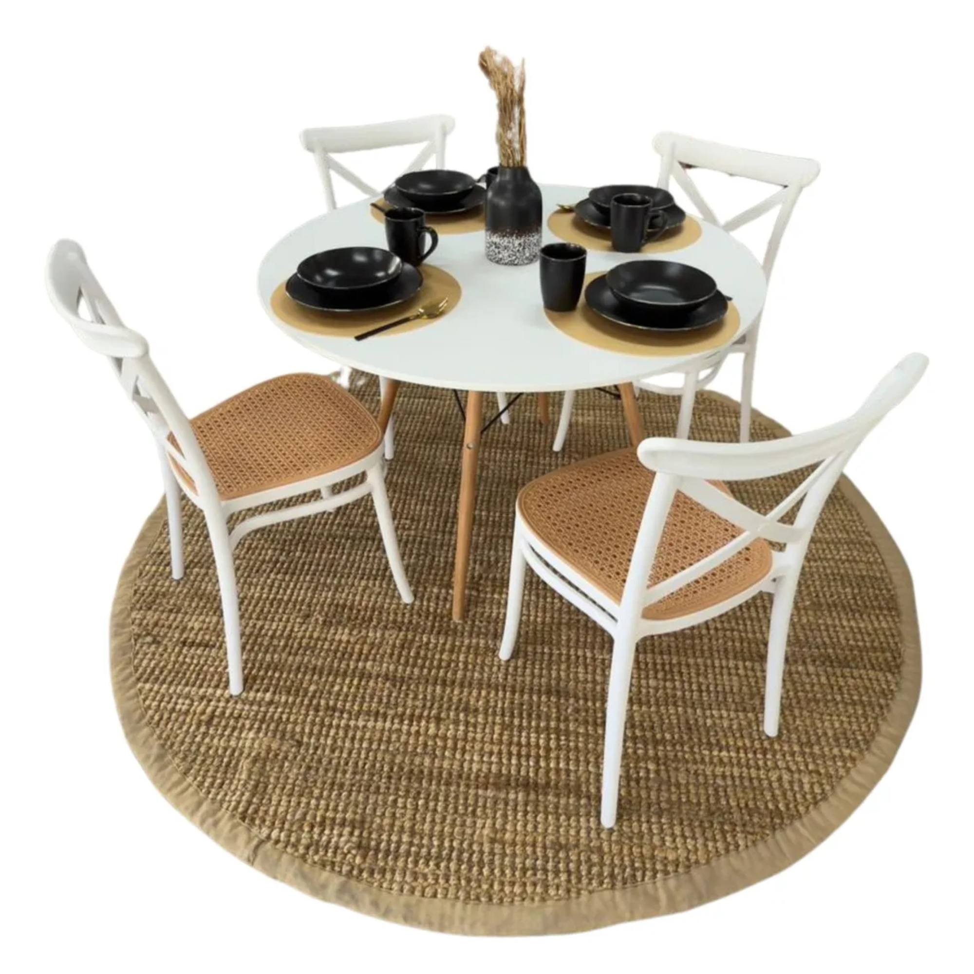 Juego de comedor Eames 4 sillas
