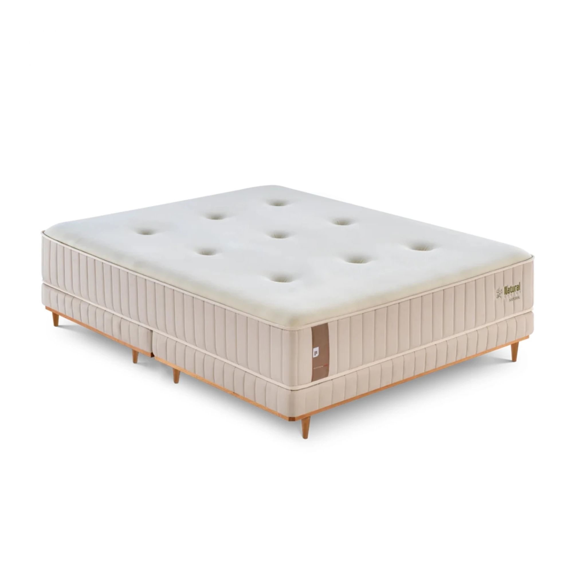 Conjunto Sommier 178 cm Pikolin Linea Nes Natural