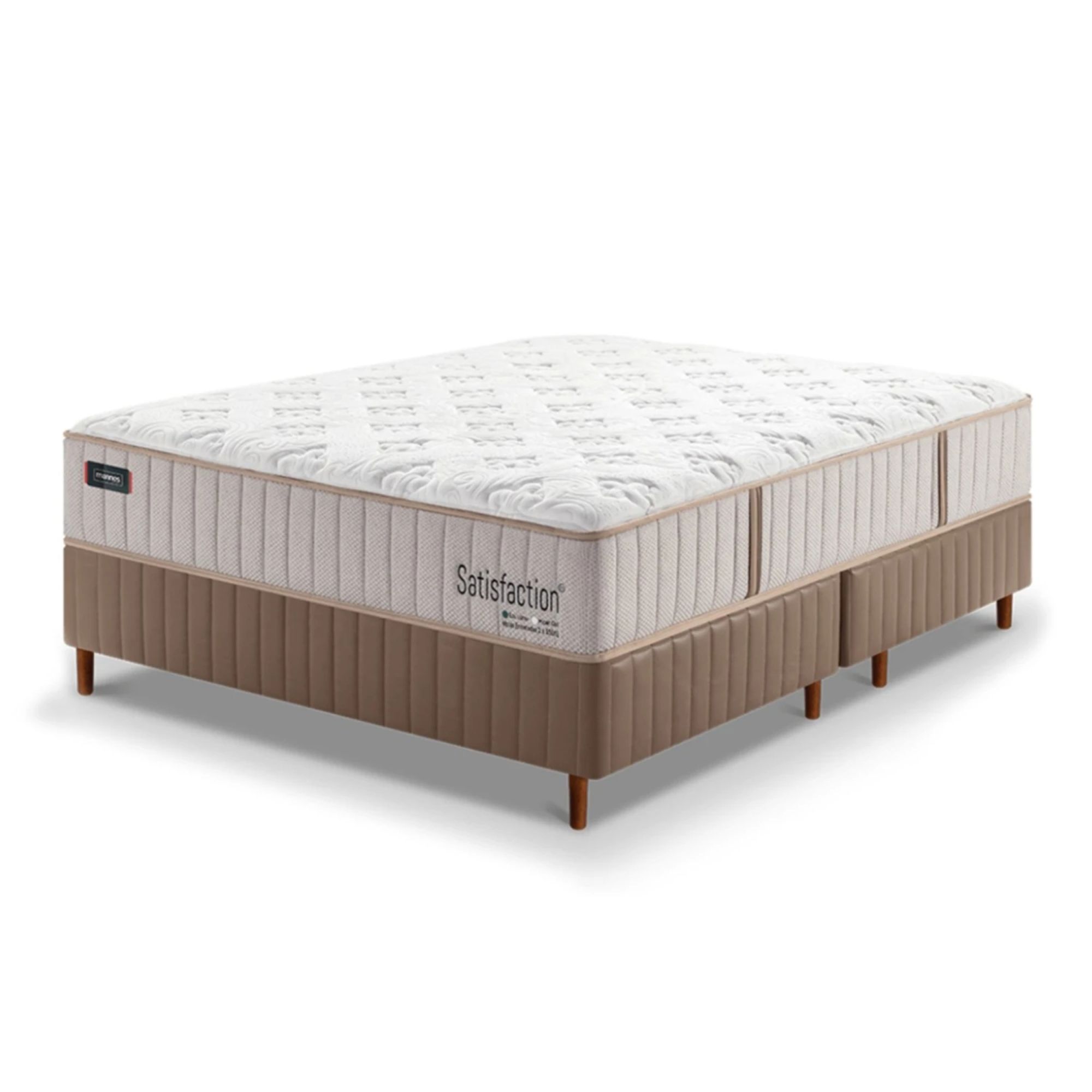 Conjunto Sommier Queen Mannes Linea Satisfaction