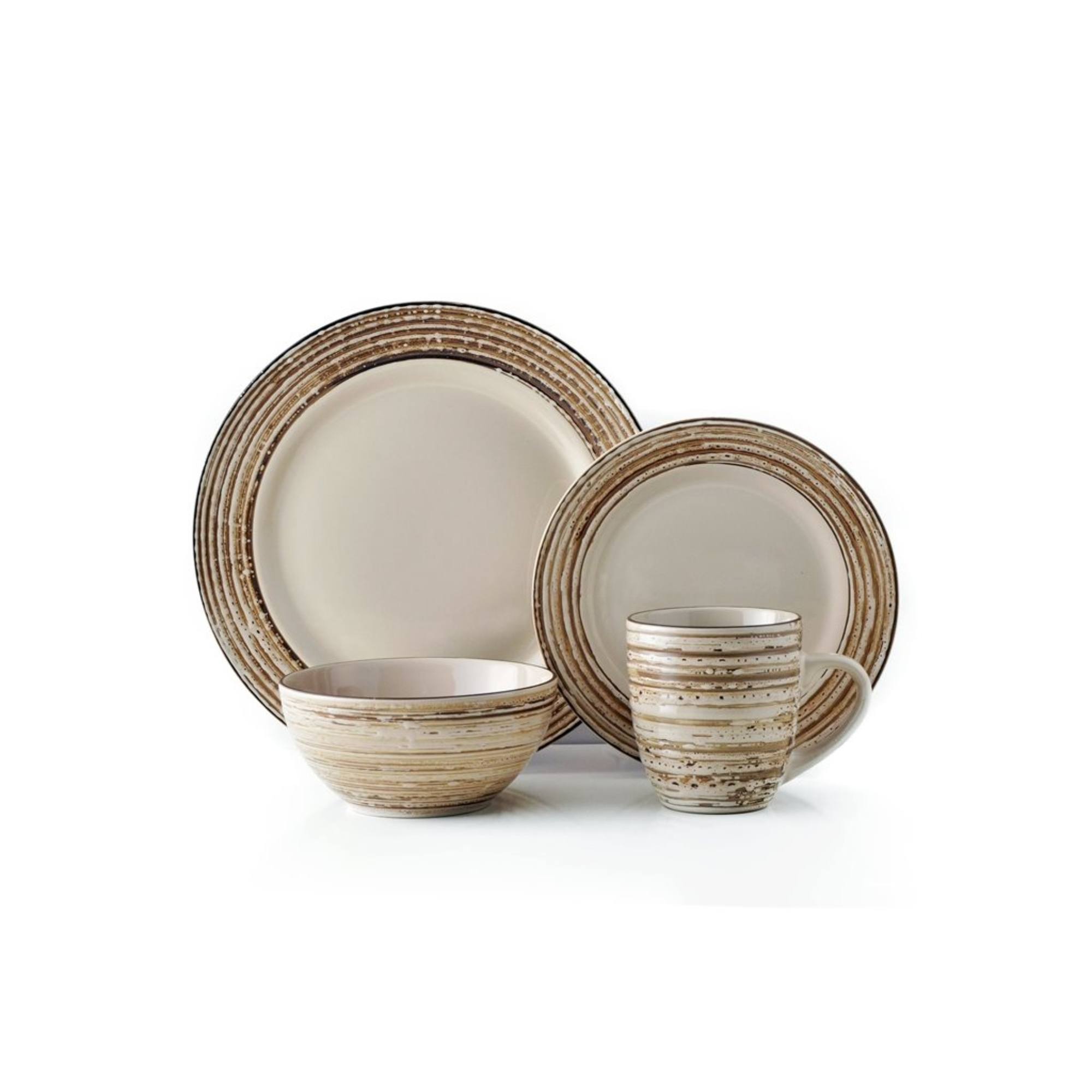Juego de vajilla 16 piezas cerámica STONEWARE THOMSON
