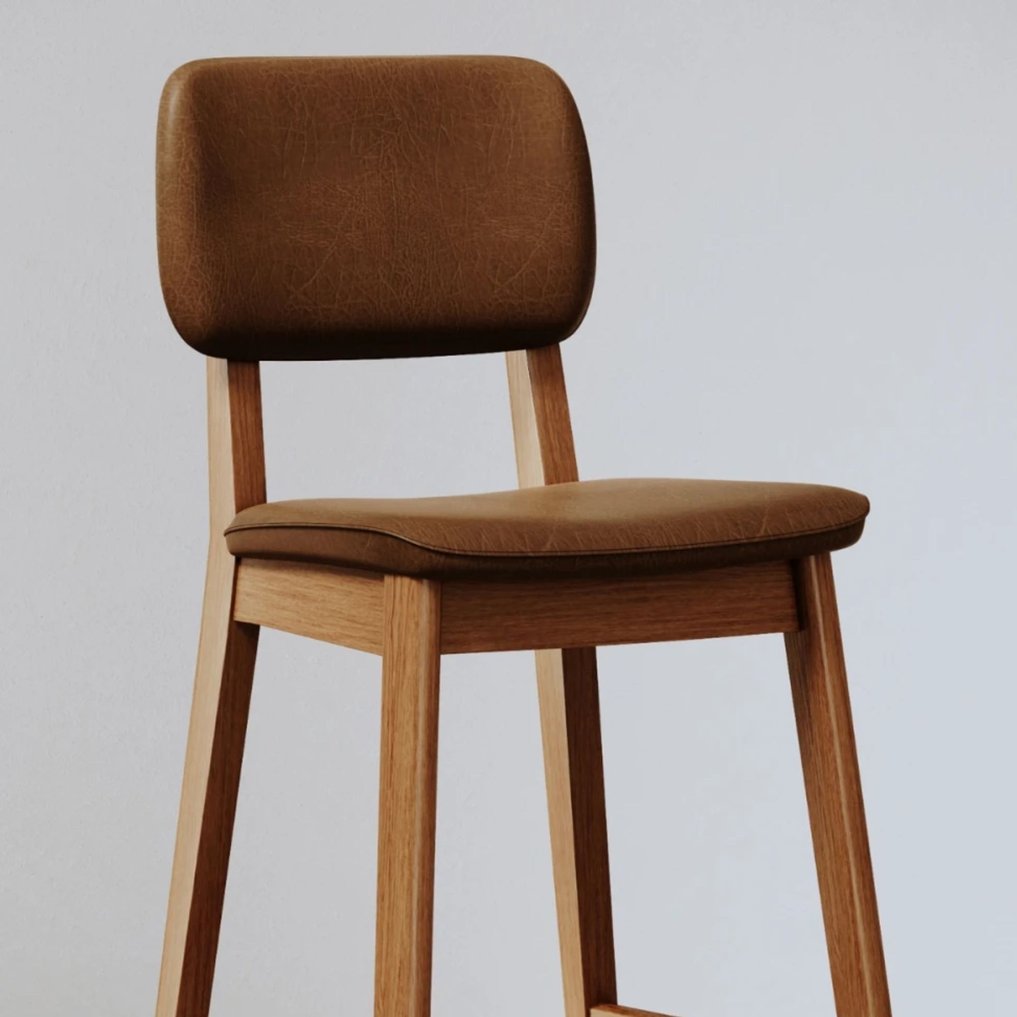 Banqueta Classic Línea Manhattan Eco-cuero
