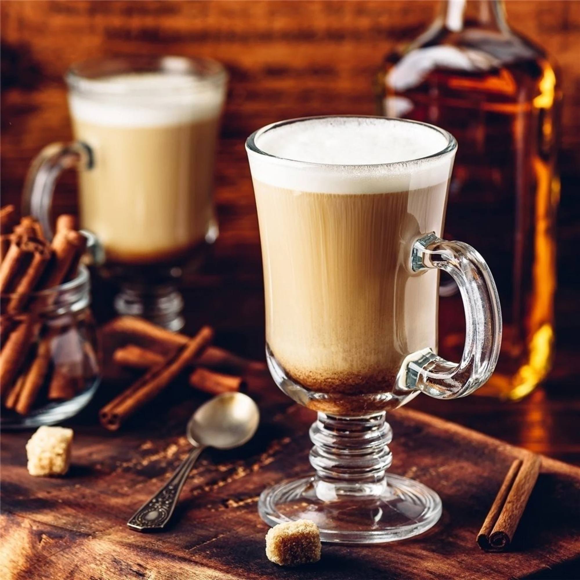 Set 6 tazas para cafe irish cofee 250 ml