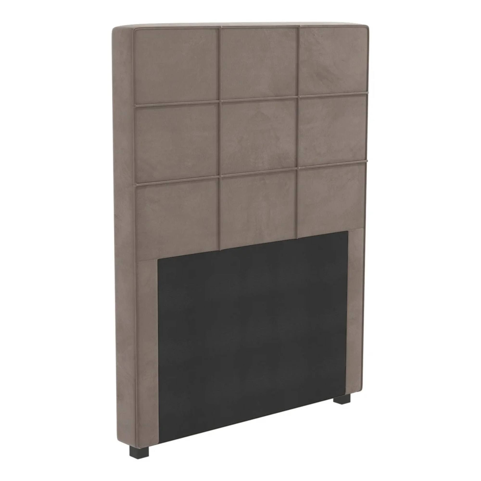 Respaldo 1 plaza diseño costuras invertidas