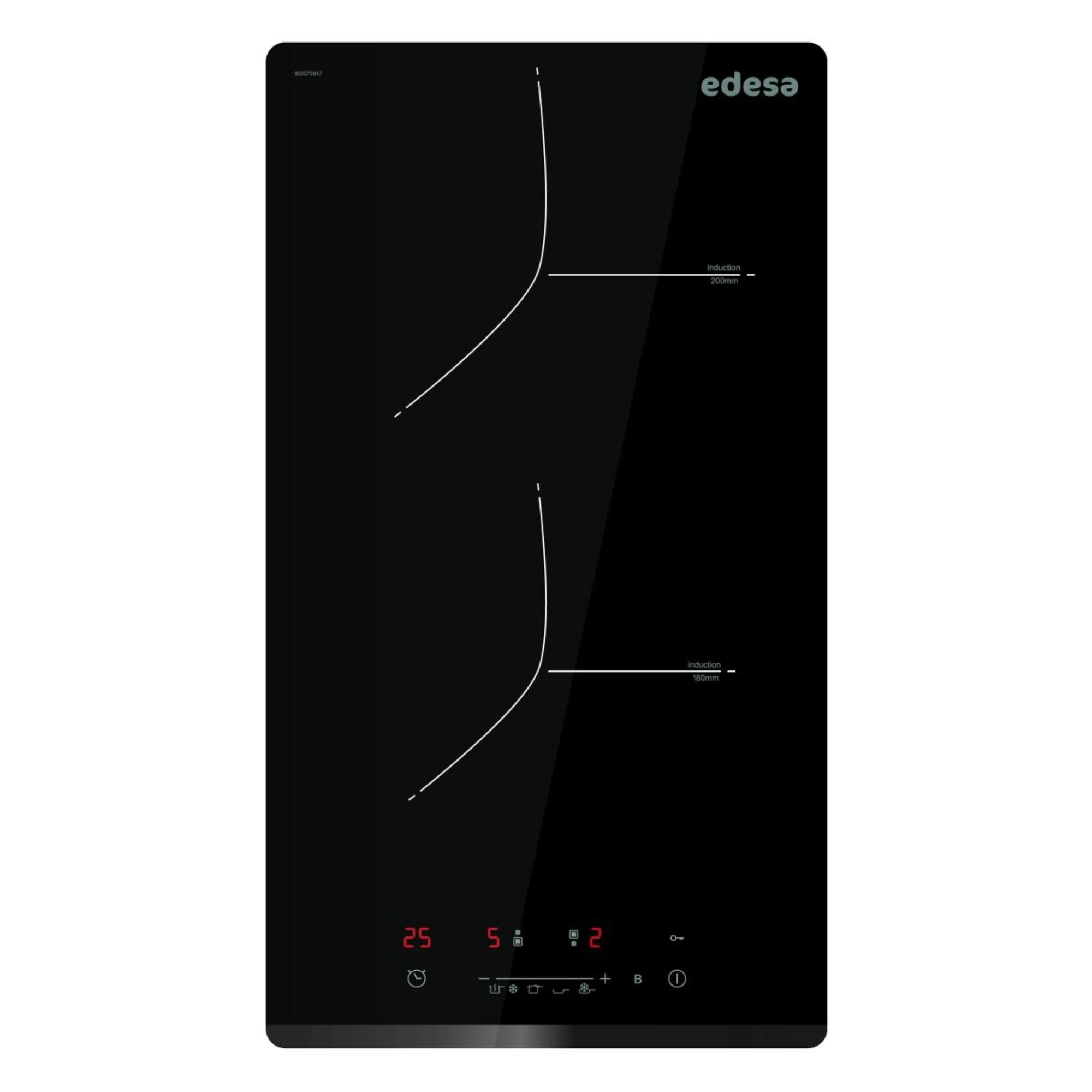 Anafe de inducción Edesa 2 zonas