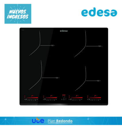 Anafe de induccion Edesa 4 zonas