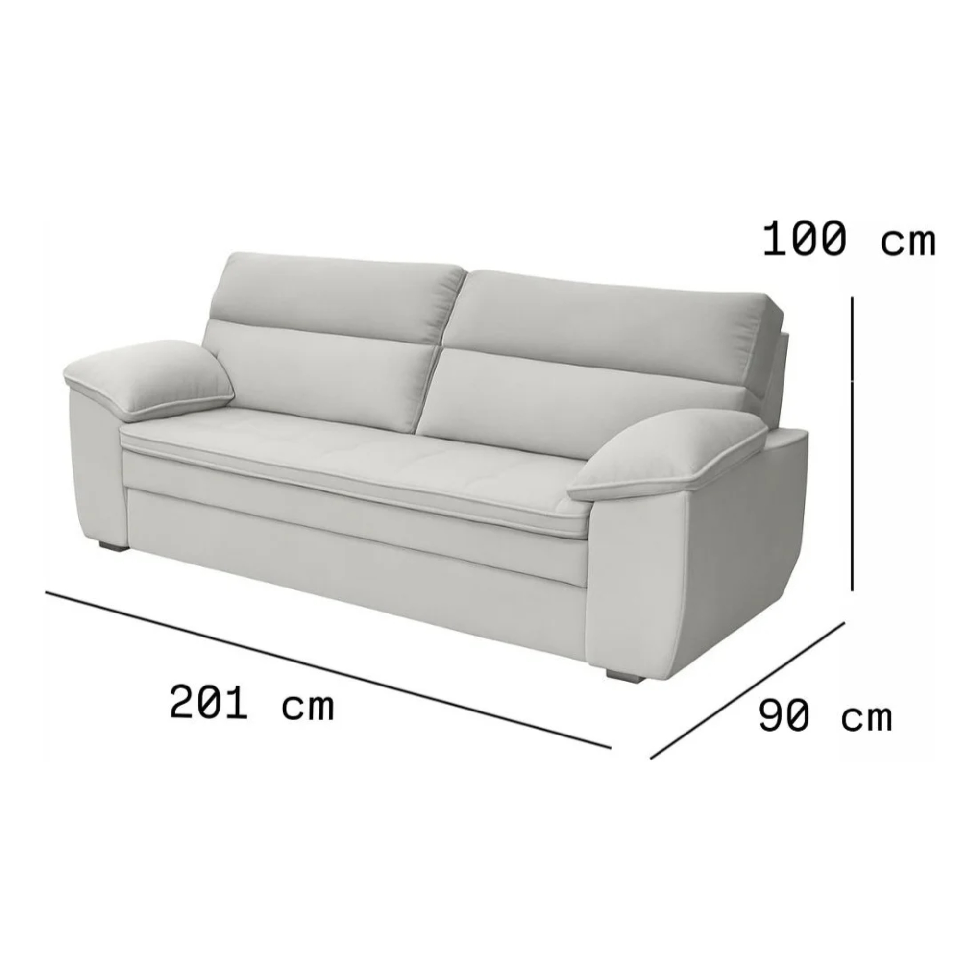 Sillon Ferrari 3 cuerpos