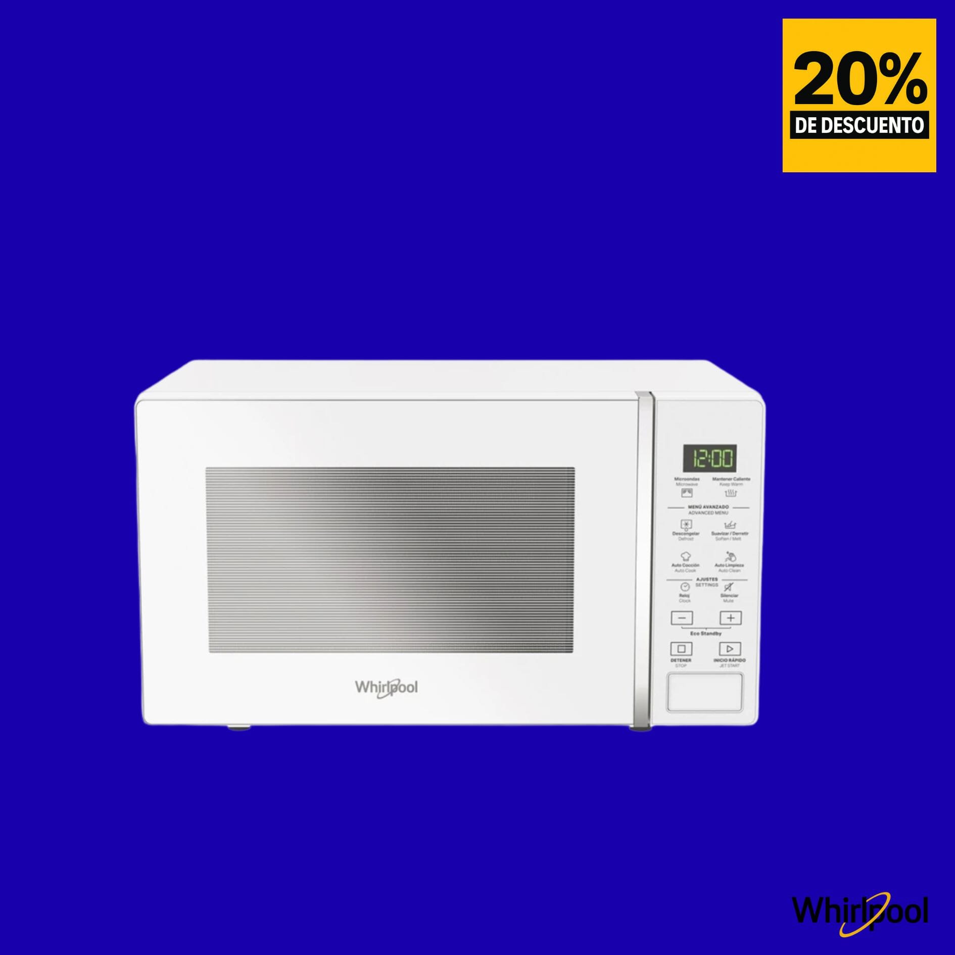 Microondas Whirlpool 20 litros