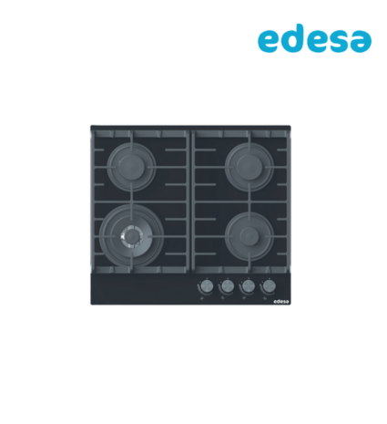 Anafe a gas Edesa 4 hornallas cristal gas