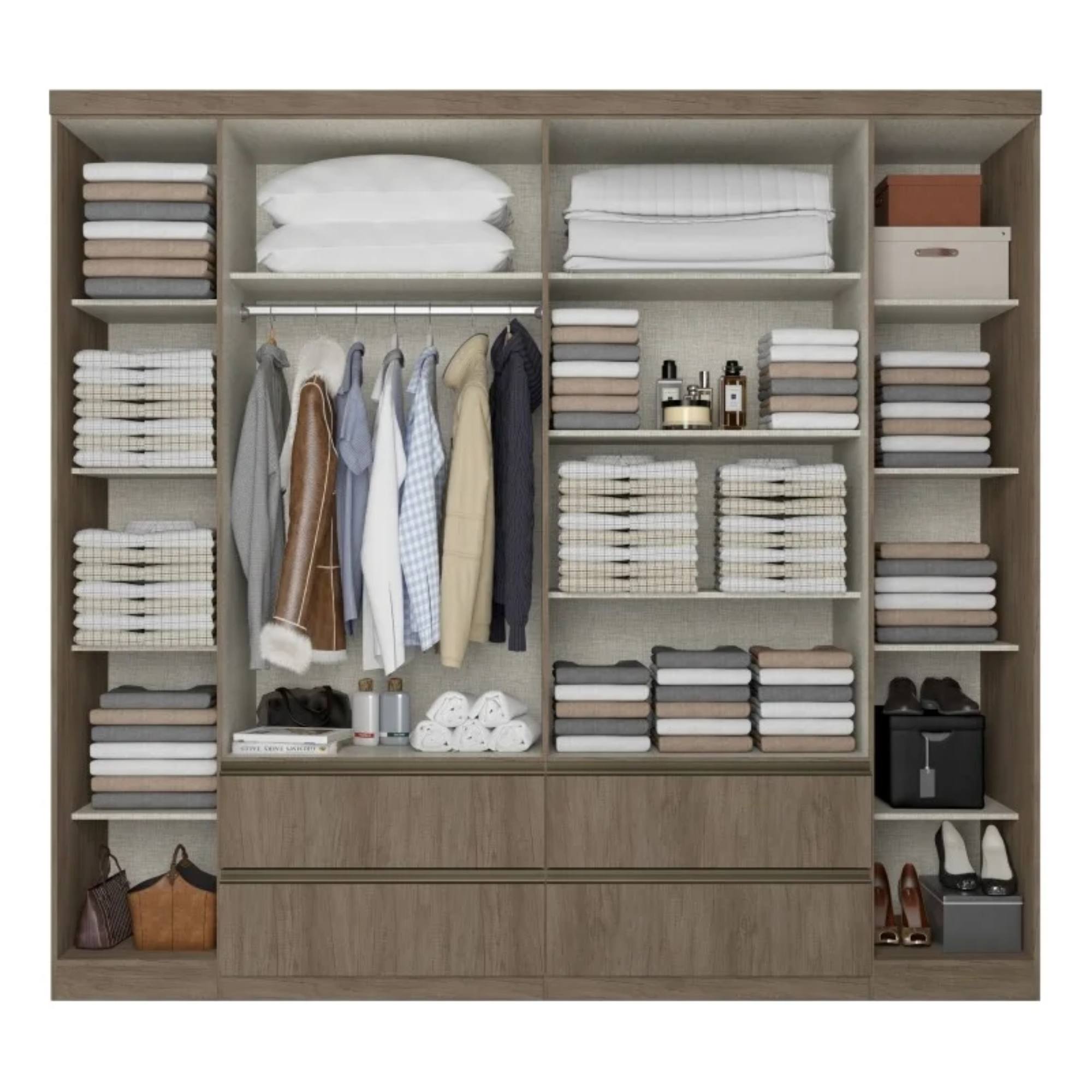 Ropero Nobre 6 Puertas 100% MDF