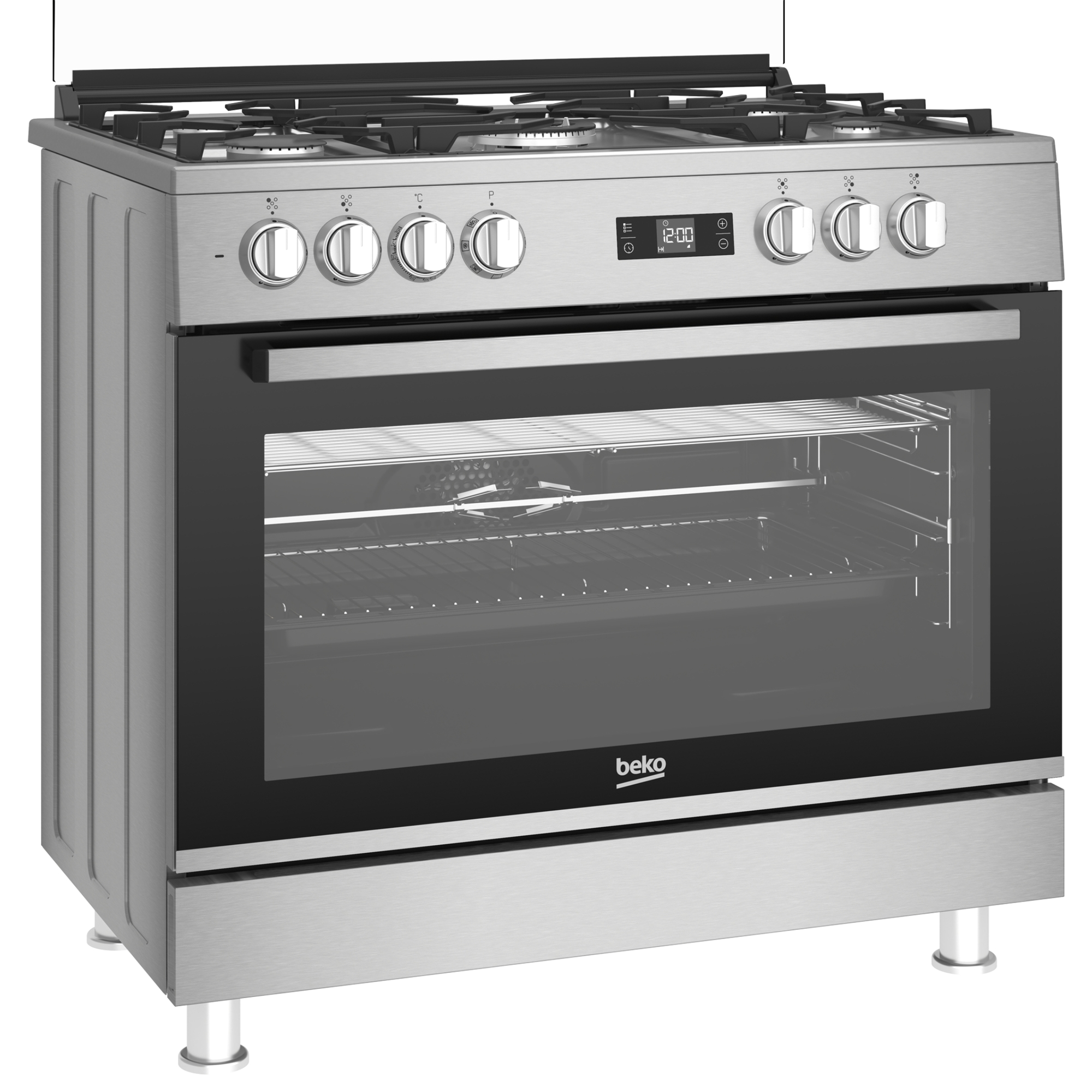 Cocina combinada Beko 5 hornallas