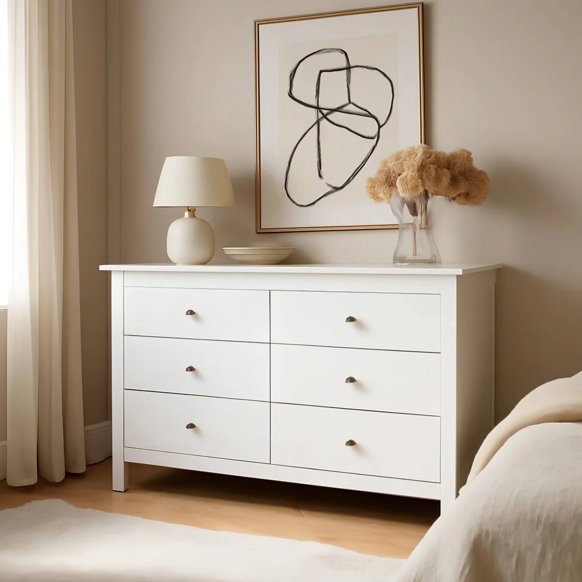 Cómoda 6 cajones Linea Berna