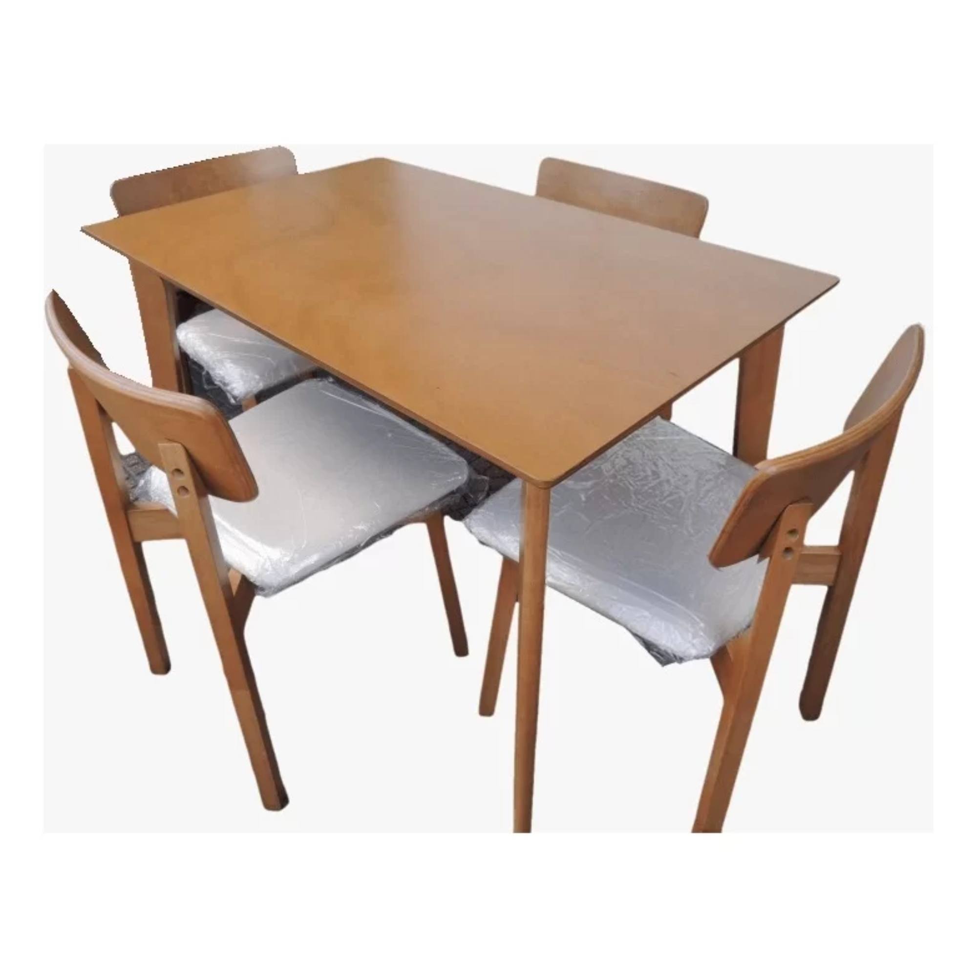 Juego de comedor Marruecos 4 sillas rectangular