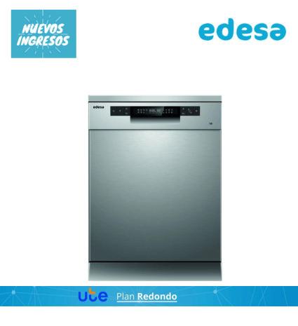 Lavavajillas Edesa 14 servicios inox