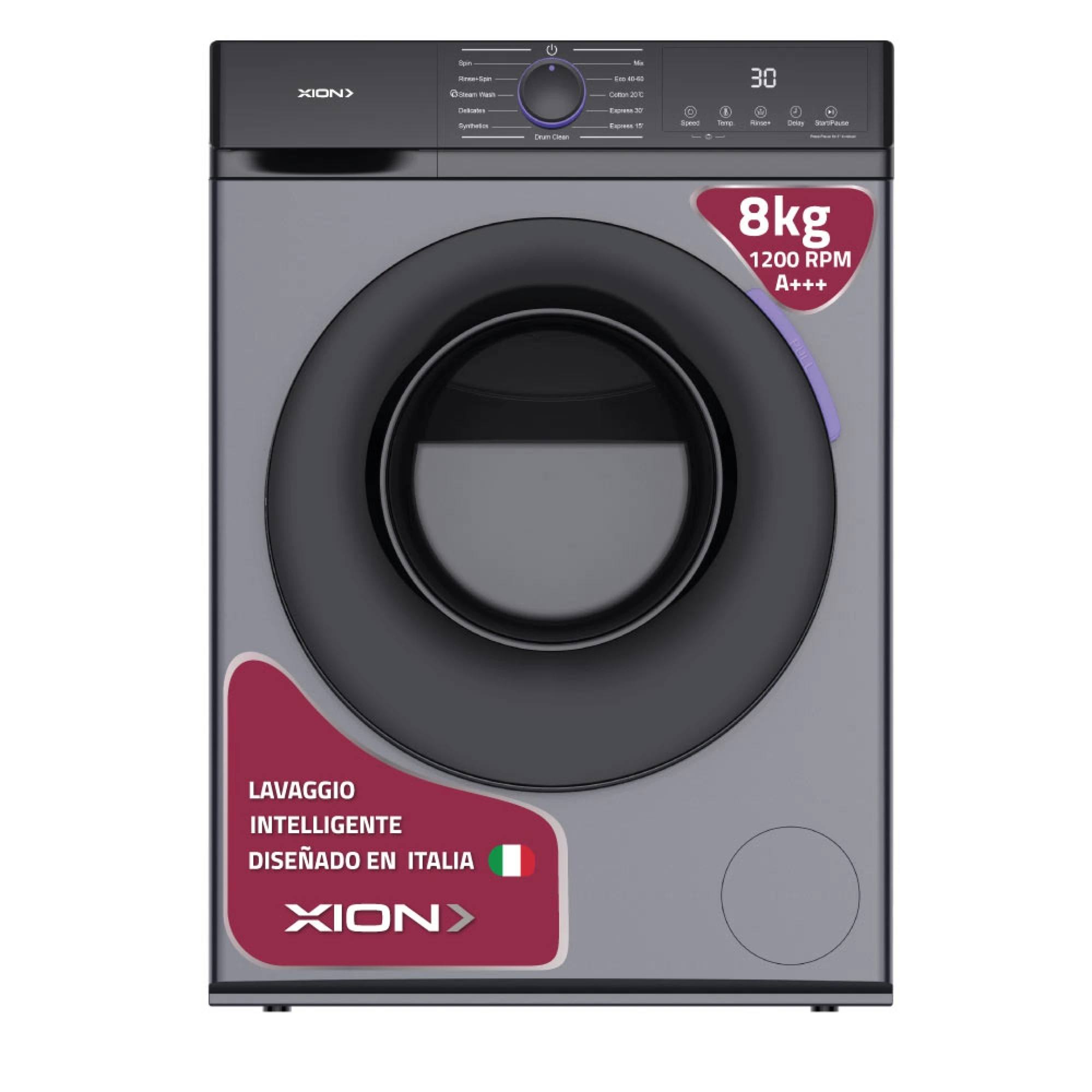Lavarropas Xion 8 Kg inverter