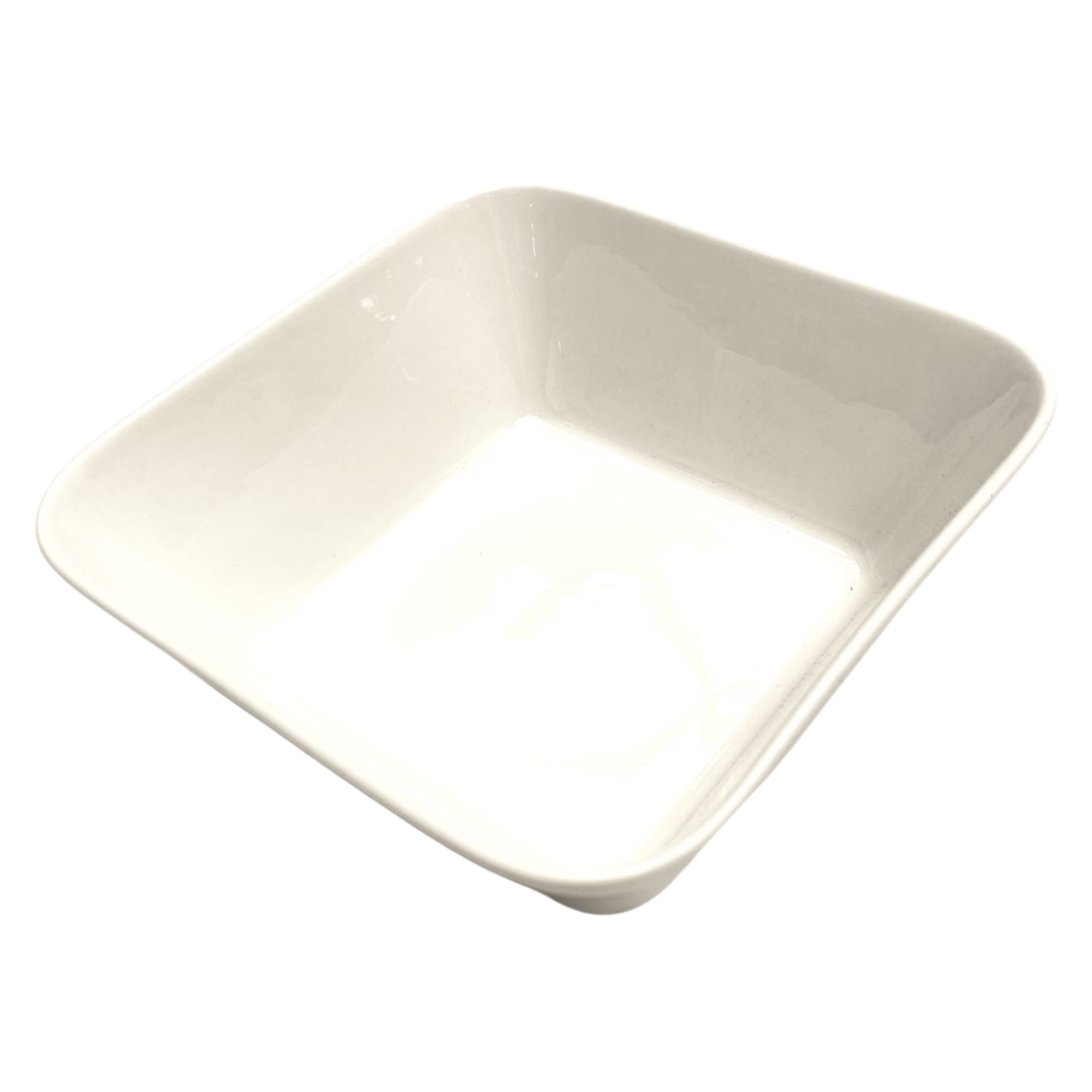Ensaladera cuadrada 22 x 22 x 7.5 cm porcelana