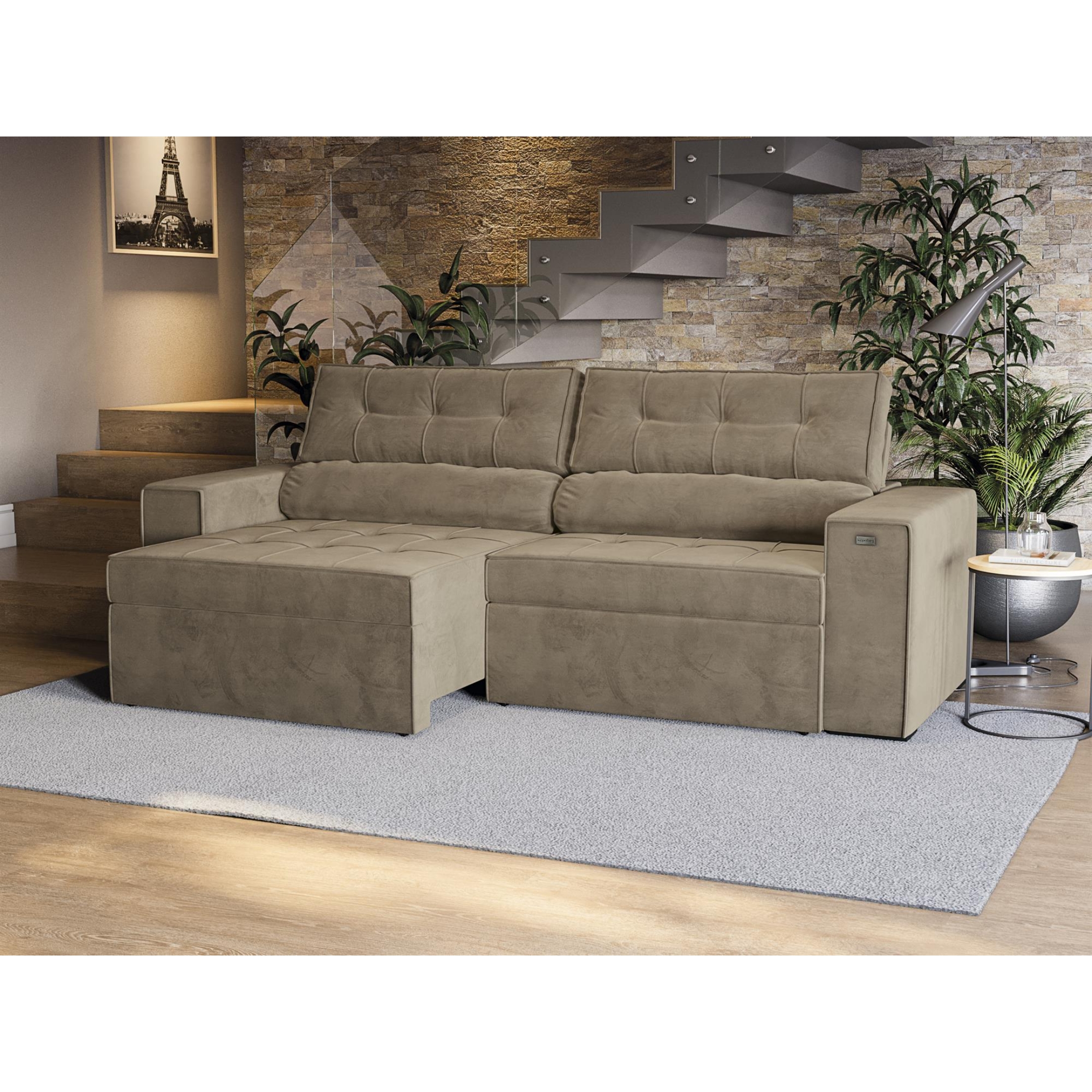 Sillón reclinable 3 cuerpos Lanús