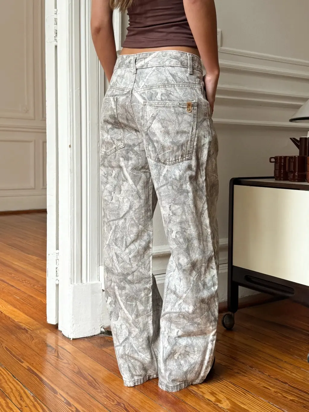 Baggy estampado - gris