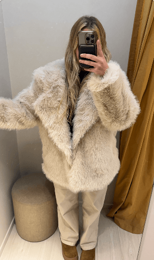 Campera Fur Oversized